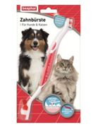 Beaphar szczoteczka do zębów dwugłowicowa