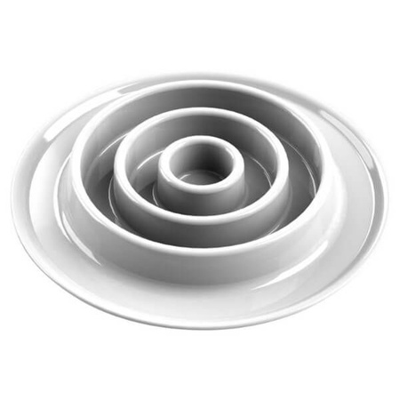 Miska slow chow concentric circle spowalniająca dla psa 31,4x31,4x4 cm