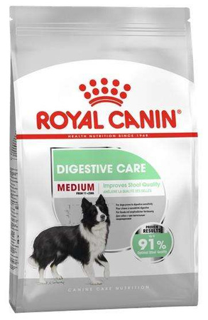 Royal canin medium digestive care karma sucha dla psów dorosłych, ras średnich o wrażliwym przewodzie pokarmowym 3kg