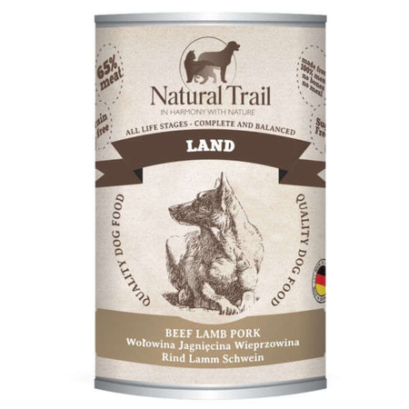 Natural trail land dla psa 400 g