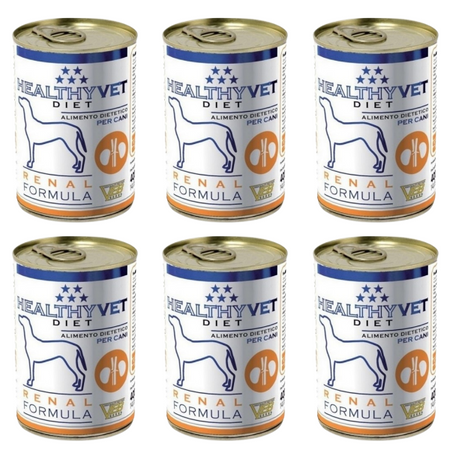 ZESTAW Healthy Vet Diet Renal dla psa 6 x 400 g