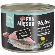Pan Mięsko kurczak z dorszem dla kota 200 g