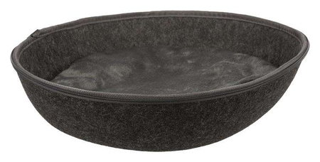 Legowisko zamknięte Liva, filc, 40 × 24 × 47 cm, antracyt