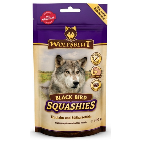 Wolfsblut Black Bird Squashies indyk przysmaki 100 g