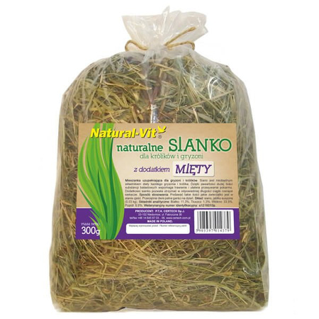 Natural-vit sianko z miętą dla królika, gryzoni 300 g