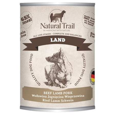 Natural trail land dla psa 800 g