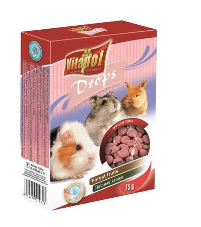 DROPSY DLA GRYZONI OWOCE LASU 75g