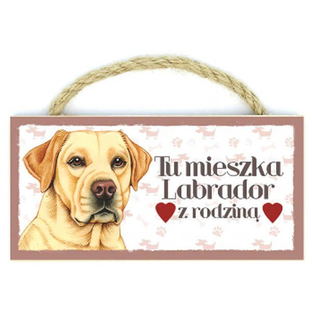 Power gift magnez z pupilem - labrador biszkoptowy