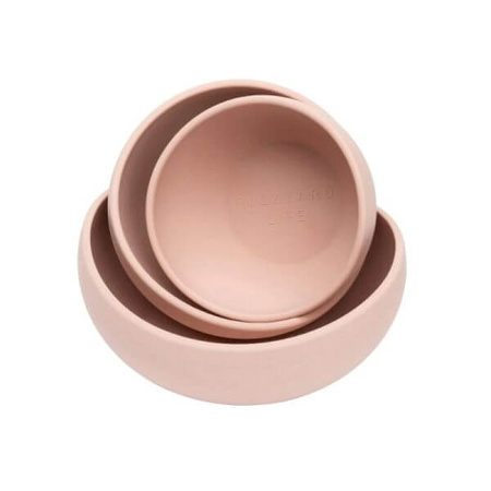 FuzzYard Life pudrowy róż miska dla psa M 560 ml