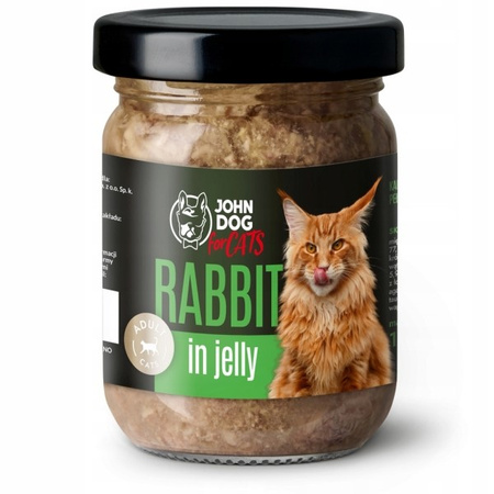 John Dog for Cats królik w galarecie 100 g