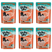 ZESTAW Lucky Lou Extrafood tuńczyk z łososiem filety w sosie 6 x 70 g
