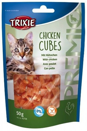 SNACKI "PREMIO CUBES", KURCZAK 50g