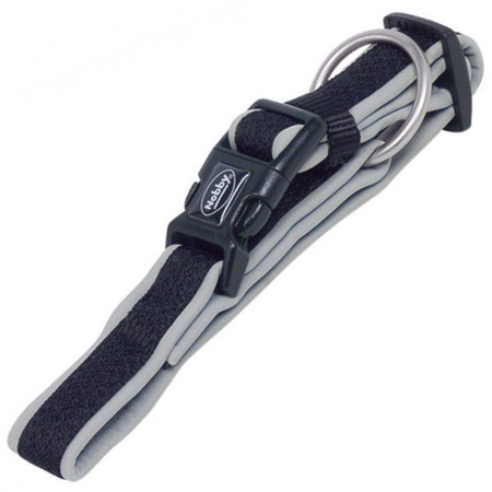 Nobby obroża mesh preno dla psa czarno-szara