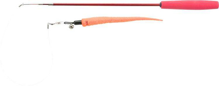 Wędka teleskopowa, dla kota, plastik, 38-98cm