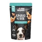 Karma mokra dla psa Pan Mięsko Kawałki w sosie Wieprzowina z dzikiem (dorosły) 150 g