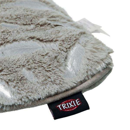 Koc Feather, 100 × 70 cm, szary/srebrny