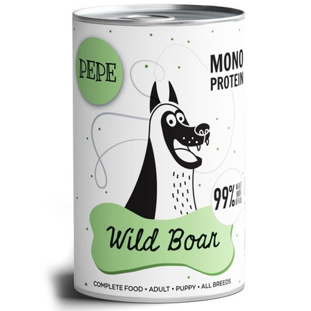 Paka Zwierzaka Pepe dzik 400 g