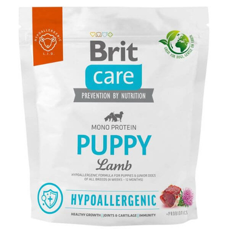 Brit Care Hypoallergenic Puppy jagnięcina dla psa 1 kg