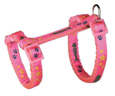 SZELKI ZE SMYCZĄ DLA KOTA 22-36cm/10mm