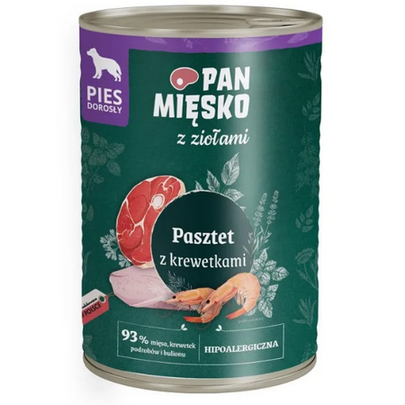 Pan Mięsko z Ziołami Pasztet z krewetkami 400 g