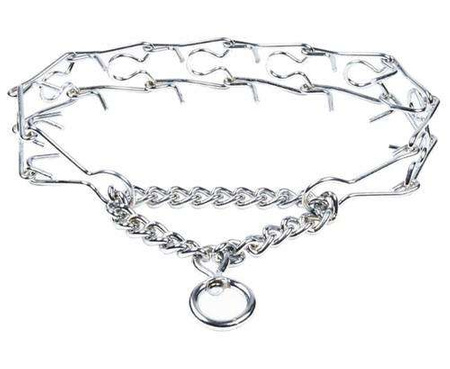 Chaba kolczatka chromowana nr 3d dla psa