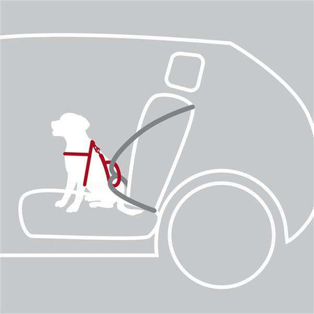 Szelki samochodowe dla psa (XL) 80–100 cm/25 mm