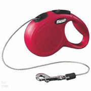 FLEXI SMYCZ NEW CLASSIC CAT XS SZNUREK 3M CZERWONY