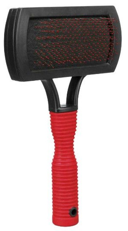 MIĘKKA SZCZOTKA Z GUMOWĄ RĄCZKĄ 10 x 17 cm