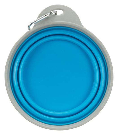 Miska podróżna, silikonowa, z obręczą, 0.5 l/o 14 cm