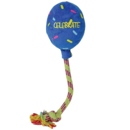 Kong Occasions Birthday Balloon niebieski L