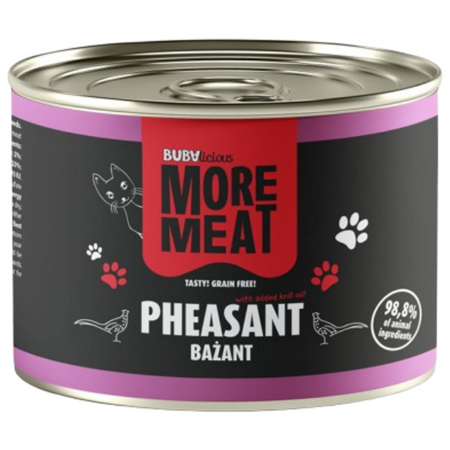 BUBAlicious More Meat mono Pure Bażant 400 g