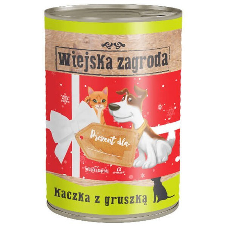 Wiejska zagroda karma kaczka z gruszką dla psa 200 g, 400 g