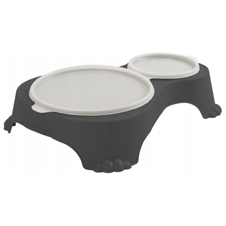 Rotho miska podwójna z pokrywką dla psa 1 l/280 ml