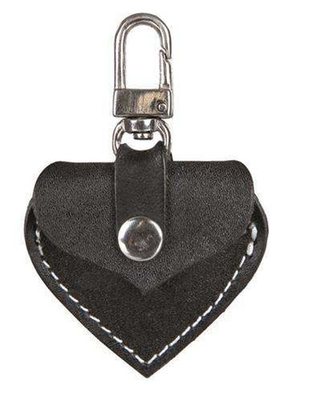 ADRESÓWKA SKÓRZANA, SERCE, CZARNA