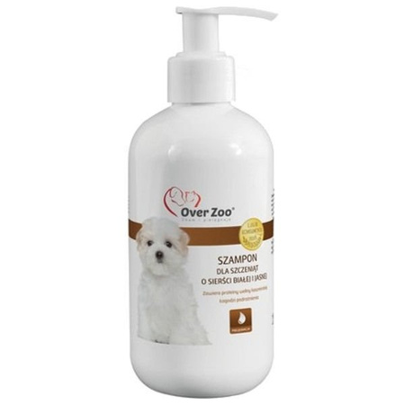 Over zoo szampon dla szczeniąt o jasnej i białej sierści 250ml