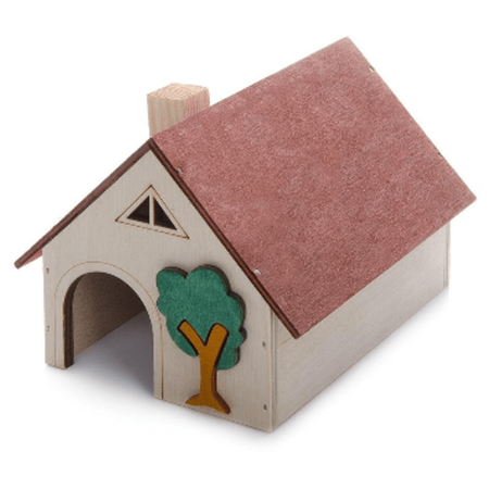 Pinokio domek dla chomika lub myszki 12,5x10x14,5 cm