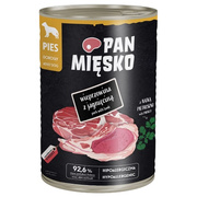 Pan Mięsko wieprzowina z jagnięciną dla psa 400 g