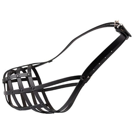 Dino Kaganiec skórzany nitowany 39 Cane corso angielski, dla psa  