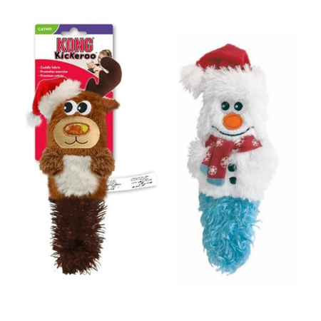 Kong Holiday Kickeroo Character Assorted dla kota