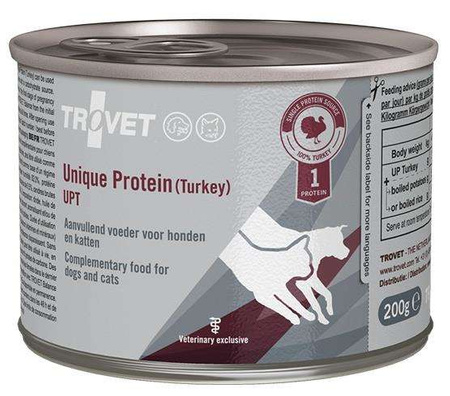 Trovet unique protein upt indyk dla psa i kota puszka 200g