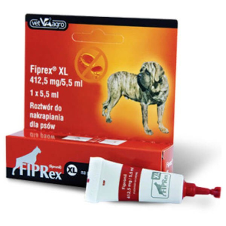Fiprex xl na pchły i kleszcze dla psa 1x5,5 ml