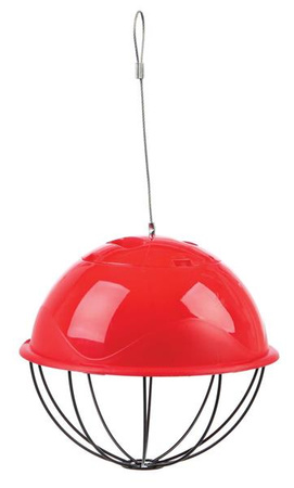 PIŁKA METALOWA  DO ZAWIESZENIA NA SIANO 16 cm