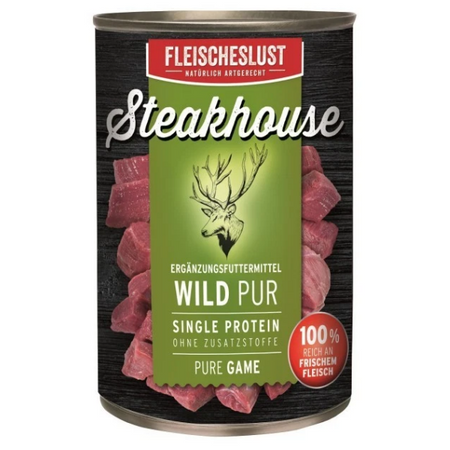 Steakhouse Pure Game 100 % Dziczyzna, 400 g