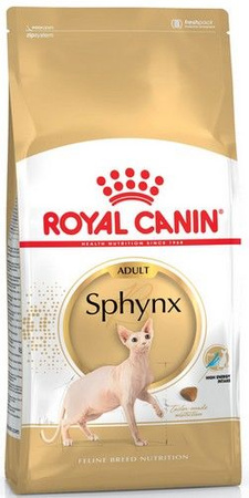 Royal canin sphynx adult karma sucha dla kotów dorosłych rasy sfinks 400g