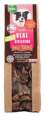 Milord przysmak dla psa- cielęcina w paskach 80g