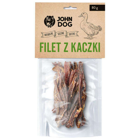 John dog filety z kaczki dla psa 80 g