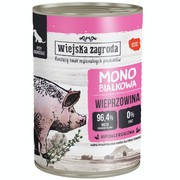 Wiejska Zagroda Monobiałkowa wieprzowina dla psa 400 g