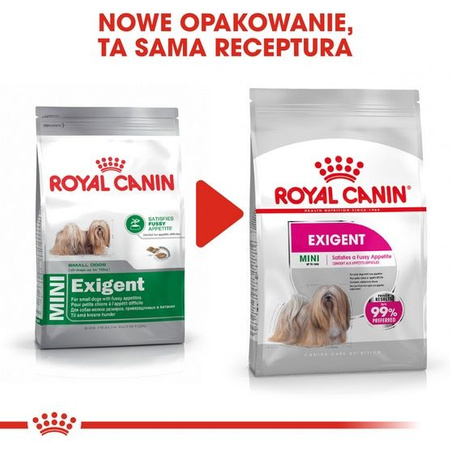 Royal canin mini exigent karma sucha dla psów dorosłych, ras małych, wybrednych 1kg