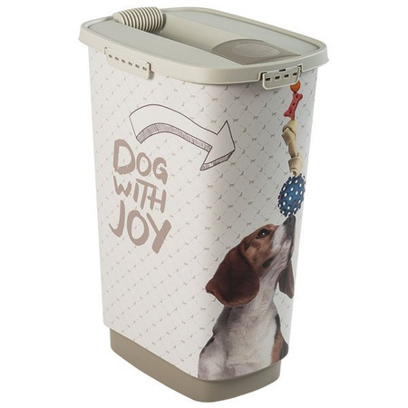 Rotho pojemnik na karmę dla zwierząt 50l cody pies beżowy 50 l