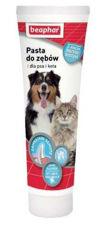 Beaphar pasta do zębów o smaku mięsa dla psa i kota 100ml